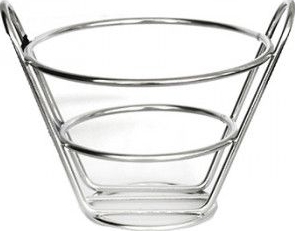 Cosulet servire conus RAKI 11x13cm crom 