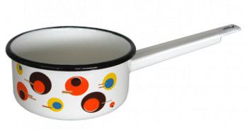 Cratita emailata cu coada Circle 14cm 