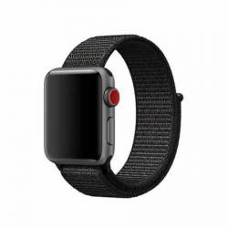 Curea pentru Apple Watch Bibilel compatibil cu dimensiunea 42mm Sport Band Textil Negru BBL490 