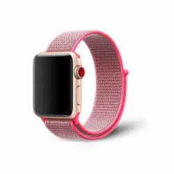 Curea pentru Apple Watch Bibilel compatibil cu dimensiunea 42mm Sport Band Textil Pink Sand BBL488 