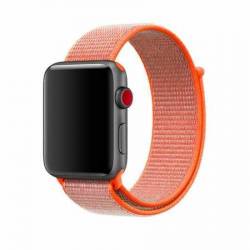 Curea pentru Apple Watch Bibilel compatibil cu dimensiunea 42mm Sport Band Textil Portocaliu BBL489 