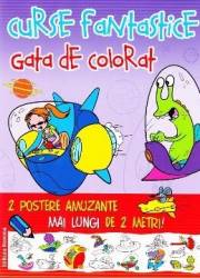 Curse fantastice gata de colorat - OZN-uri 