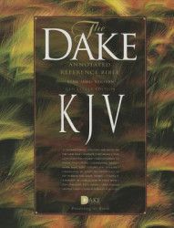 Dake Annotated Reference Bible-KJV-Large Note 