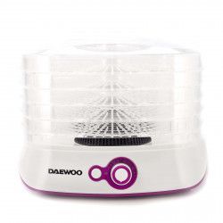 Deshidrator de alimente Daewoo DD450W 500 W 5 tavi ventilator integrat AlbViolet 