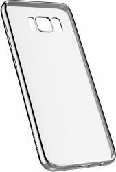 Devia Husa Silicon Glitter Soft Samsung Galaxy S8 Plus G955 Silver margini electroplacate 