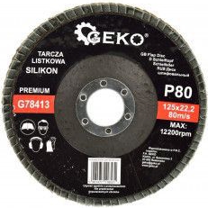 Disc abraziv SILIKON 125mm P80 GEKO PREMIUM G78413 
