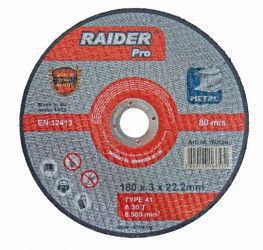 Disc pentru taiat metal Raider 160126 diametru 180 mm 
