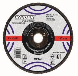 Disc pentru taiat metal Raider 160104 diametru 230 mm 