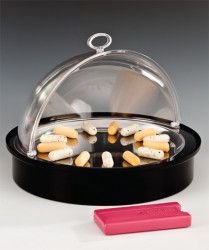 Display de racire cu capac roll top policarbonat 42cm 