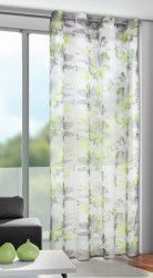 Draperie cu inele Sam verde 245x135 
