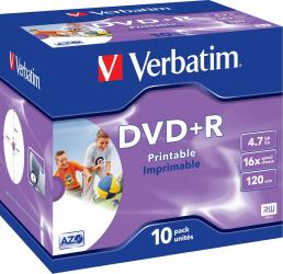 DVD+R 4.7GB 16x Verbatim 10 buc set 