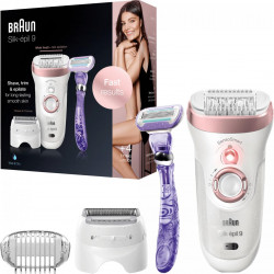 Epilator Braun SE9870 SensoSmart Venus Swirl 7 accesorii 40 pensete Alb-Auriu