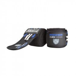 Fase elastice pentru coate POWER ELBOW Negru/Rosu 