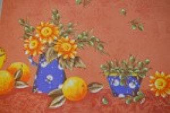 Fata de masa din franta 160x120cm Provencal orange MN412 