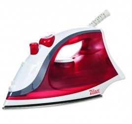 Fier de calcat cu talpa inox ZILAN ZLN 8410 2000W Functie pulverizare spray culoare roz/alb 