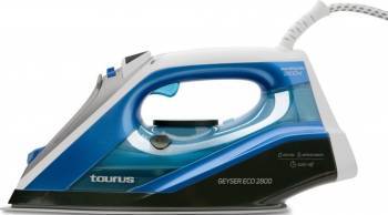 Fier de calcat Taurus GEYSER ECO 2800 2800W Jet aburi 180gmin Talpa UltraGlide Sistem ECO Oprire automata Albastru 