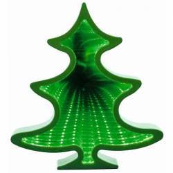 Figurina luminoasa Bradut efect tunel infinit 56 LED-uri 22 cm 