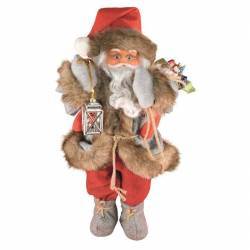 Figurina Mos Craciun canta si danseaza alimentare baterii 45 cm Home 
