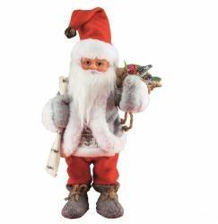 Figurina Mos Craciun ce danseaza si canta inaltime 30 cm 