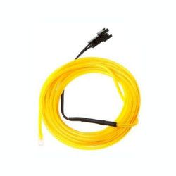 Fir cu neon galben Leo Auto 2 metri 12V 