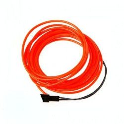 Fir cu neon rosu Leo Auto 2 metri 12V 