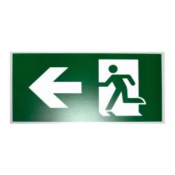 Folie EXIT cu semn DreaptaStanga 