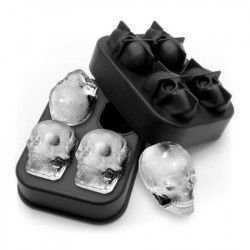 Forma cuburi de gheata Craniu Mystyle Pro din silicon - potrivita si pentru uz profesiona 