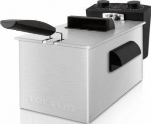 Friteuza Taurus Fry Time 3 2100W Timer 30 min Termostat reglabil Detasabila Inox 