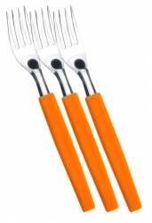 Furculita set 3 bucati SIMONAGGIO BELIZE cu maner plastic culoare orange MN015506 