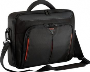 Geanta Laptop Targus Clamshell 15.6 Black-Red 