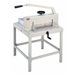 Ghilotina profesionala manuala KW-TRIO 3971 cu stand de lucru inclus 