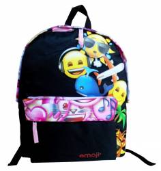 Ghiozdan Emoji Friends Roz 30.5 x 40.5 x 14 cm 