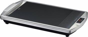 Gratar electric Rommelsbacher Ceran HighTec 2000W Afisaj LED Otel inoxidabil 