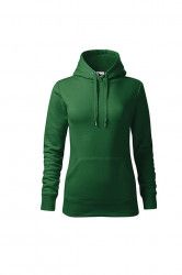 Hanorac dama Malfini buzunar frontal tip marsupiu bumbac S verde 