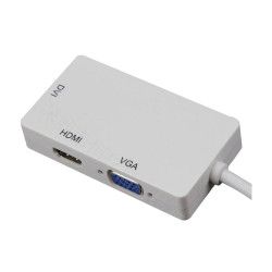 Hub 3 in1 DisplayPort la HDMI + VGA + DVI 22 cm HOPE R 