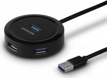 Hub USB Axagon HUE-M1C 4x USB 3.2 Negru 