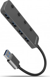 Hub USB Axagon HUE-MSA 4x USB 3.2 Grey 
