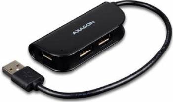 Hub USB Axagon Ready HUE-X4B 4x USB 2.0 Negru 