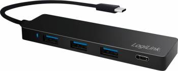 Hub USB-C 3.1 LogiLink UA0311 Black 