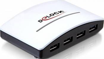 Hub USB Delock 4 portri usb 