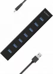 Hub USB Orico H7013-U3-AD USB 3.0 Negru