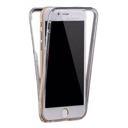 Husa Apple iPhone 7 Plus MyStyle FullBody ultra slim TPU fata - spate transparenta 