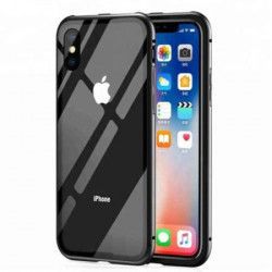 Husa Apple iPhone XS MAX Magnetica 360 grade Black MyStyle Perfect Fit cu spate de sticla securizata premium 