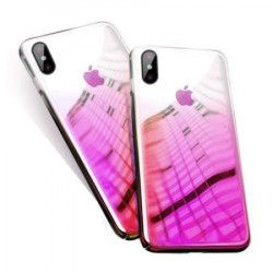 Husa Apple iPhone XS MAX MyStyle Crystal Pink Cameleon gradient color changer