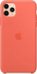 Husa Apple Silicon iPhone 11 Pro Max Clementine Orange 