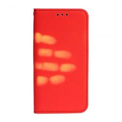 Husa Book Samsung S8 Termo Rosu 