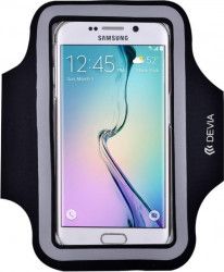 Husa de brat Devia Slim Fit Universala pentru smartphone pana in 5 inch Black 