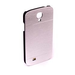 Husa de protectie Aluminiu Motomo Full Metal Samsung Galaxy S4 anti-alunecare rezistenta la zgarieturi Argintiu 