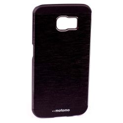 Husa de protectie Aluminiu-Plastic Motomo Metal Samsung Galaxy S6 anti-alunecare Negru 