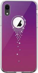 Husa de protectie Devia Angel Tears pentru Apple iPhone XR cu cristale Mov 